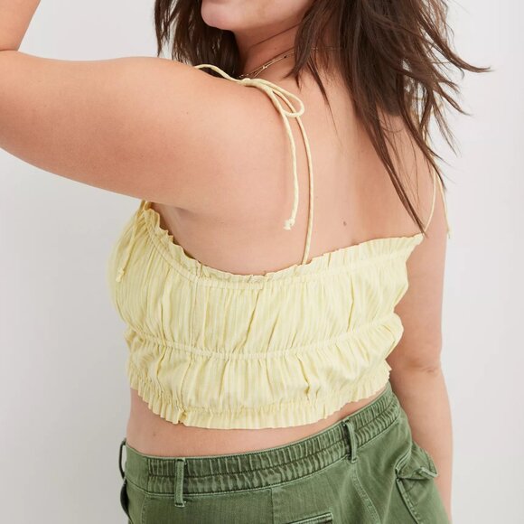 Aerie Women's Woven Button Front Tank Top- Size L- New! - Picture 11 of 11